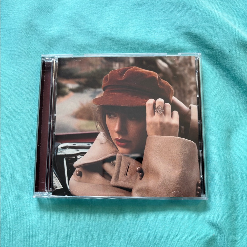 Taylor Swift CD with Brown and Beige Cover